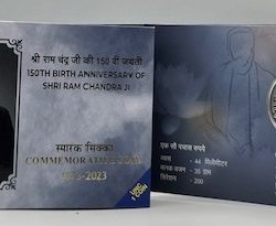 150th Birth Anniversary of Shri Ram Chandra Ji (Denomination of `150) – Folder Packing (UNC) - FGCO001129