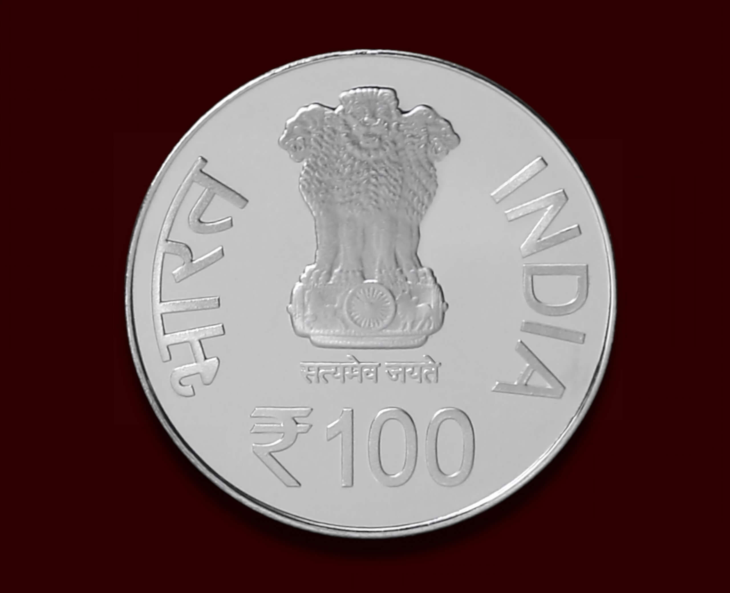 RS. 100 - WOODEN BOX - CENTENNIAL BIRTH YEAR OF SHRI NANDAMURI TARAKA RAMA RAO - Image 3