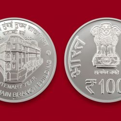 Centenary Year SBI Mumbai Main Branch Building (Denomination of `100) Proof – Folder Packing - FGCO001705