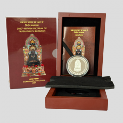 2800TH Nirvan Kalyanak of Parshvanath Bhagwan (Denomination of ₹ 800) Proof -Wooden Packing -FGCO001749 