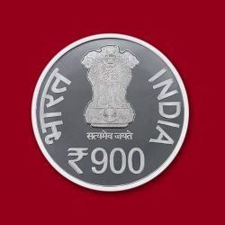 2900TH Janm Kalyanak of Parshvanath Bhagwan (Denomination of ₹ 900) Proof -Wooden Packing –FGCO001744  