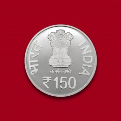 150 Years of Bombay Stock Exchange (Denomination of ₹ 150) Proof -Folder Packing – FGCO001654