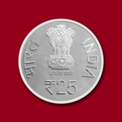 25th Commemoration of Shri Harakhchand Nahata (Denomination of `25) Proof -Folder Packing- FGCO001777