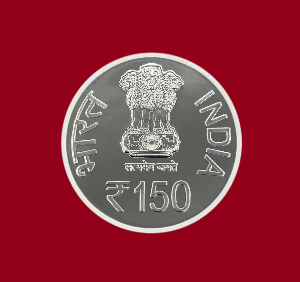 150 Years of India Meteorological Department (Denomination of 150) Proof -Folder Packing -FGCO001766 - Image 2