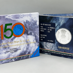 150 Years of India Meteorological Department (Denomination of 150) Proof -Folder Packing -FGCO001766