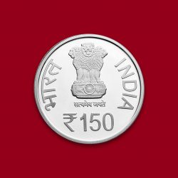 150th Birth Anniversary of Sardar Vallabhbhai Patel Denomination of ₹ 150- UNC Packing-FGCO001990
