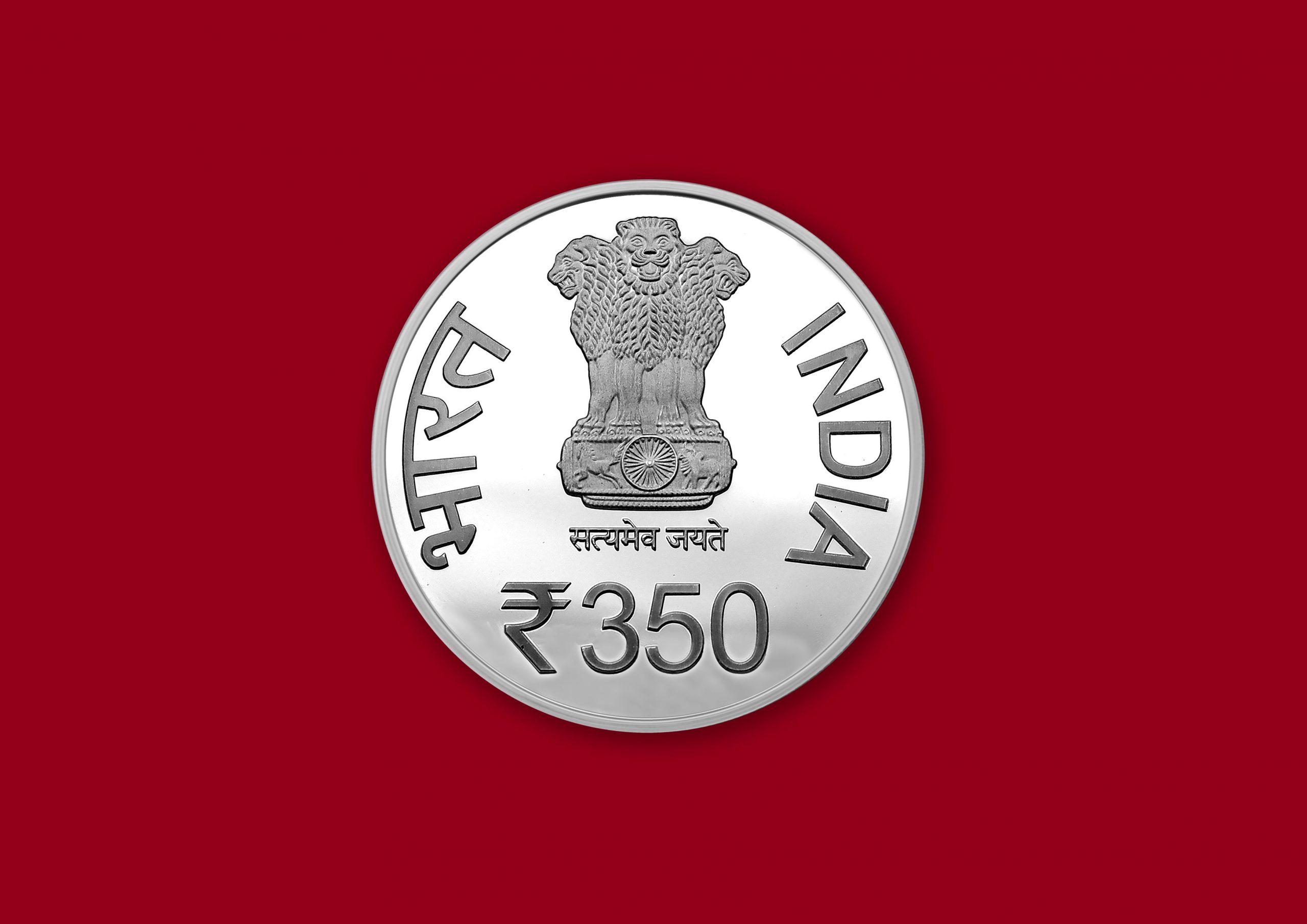 Commemoration of Sri Guru Tegh Bahadur Ji's 350th Martyrdom Day-Denomination of ₹ 350– Proof kappa box Packing – FGCO002054