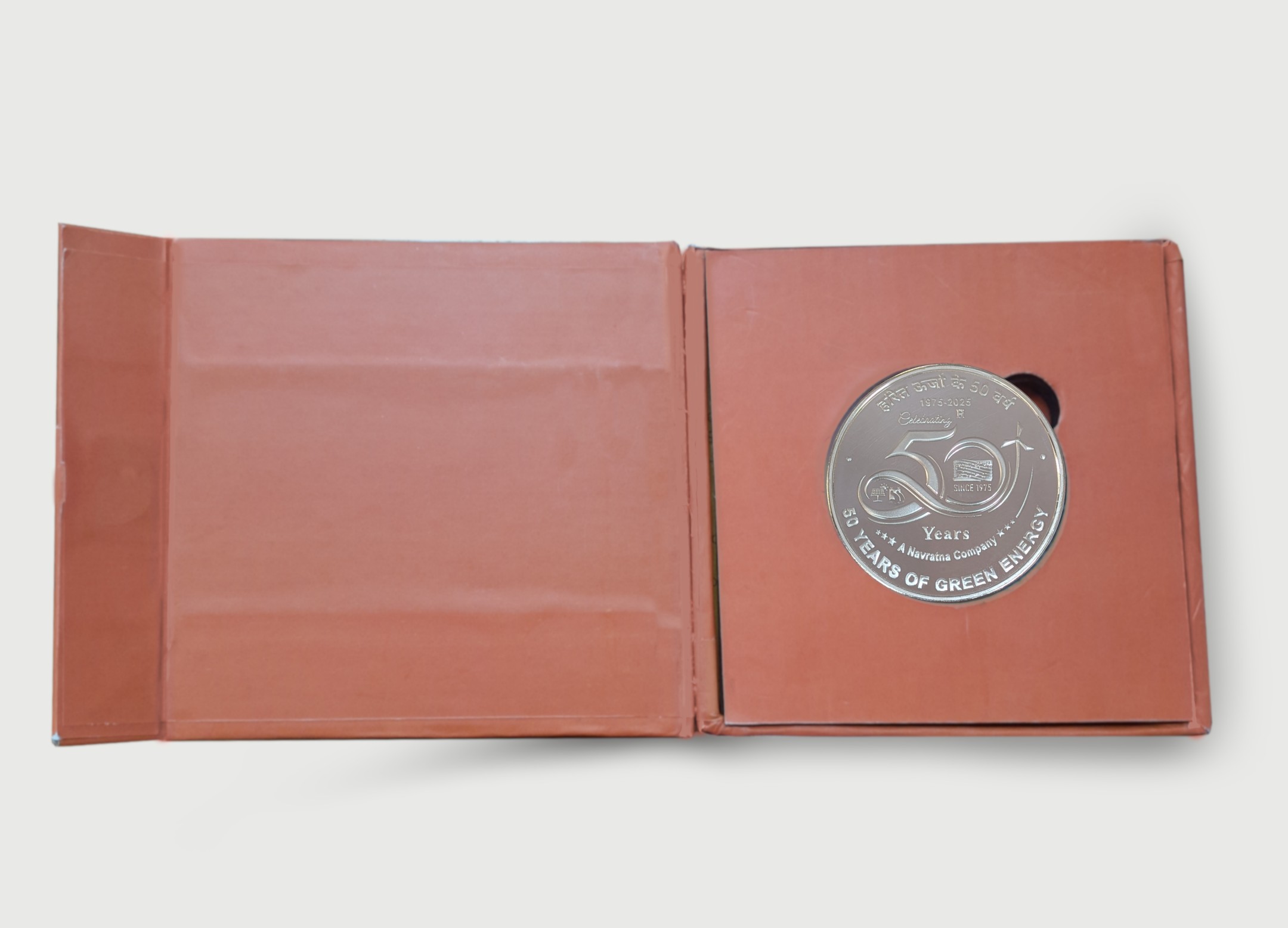 50 Years of NHPC Limited | Rs. 50 Proof Coin | Kappa Box - Image 2