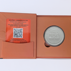 550th Year Celebration of Shree Samsthan Gokarn Partagali Jeevottam Math | Rs. 550 Proof Coin | Booklet