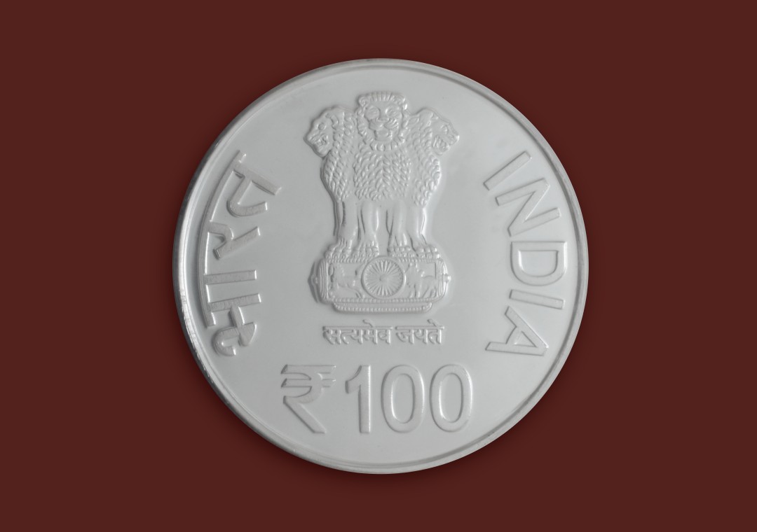 Birth Centenary of Bhagawan Sri Sathya Sai Baba | Rs. 100 UNC Coin | 3-Fold Pack - Image 4